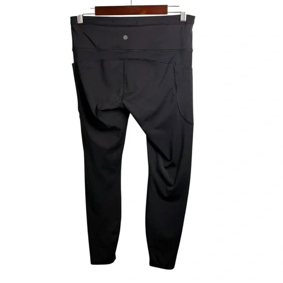 Athleta | Black Ultimate Stash Craft 7/8 Tight with Pockets | Sz L - Picture 3 of 8
